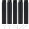 Segbeauty Atomizador Perfume, 5 Piezas Pulverizador Colonia Recargable, 10ml Pulverizador Pequeño, Contenedor de Perfume para Fiesta Cita, Adecuadas para Viaje Hombres y Mujeres (Negro)