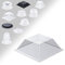 KS24 Products Gummipuffer selbstklebend Anschlagpuffer | Elastikpuffer | Ausführung wählbar - (quadratisch, 20,5 x 20,5 mm, H 7,5 mm, transparent, 12 Stück)