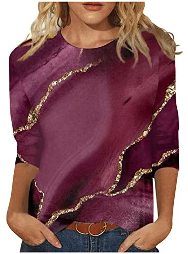 Rotes Tshirt Bluse Oversize Damen XXXL Frauen Blusen Shirt Orange Pink Damen 80er Tshirt Damen Pullover Mit Sexy Weihnachtskostüm Damen Oberteil Elegant Damen Parfüm Spitzenshirt Damen