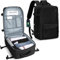SZLX Sac à Dos Ryanair Cabine Bagage sous siège cabine Easyjet Femme Sac de Voyage Homme Cabine Avion Sac à Dos Imperméable pour Ordinateur Portable avec Compartiment à chaussures Noir