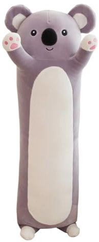 Uposao Lange Süße Panda Koala Plüschtier Kissen Kuscheltier Schlafkissen Wurfkissen Super Weiche Stofftier Spielzeug Sofakissen Seitenschläferkissen Zimmer Deko Für Freunde Kinder 90cm