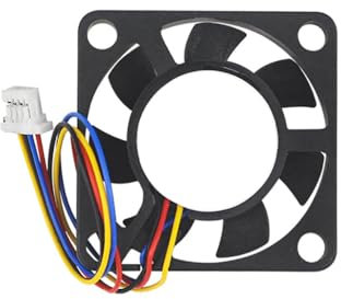 JMT Ventilador de refrigeración sin escobillas PWM de 5 V CC de 4 pines, 30 x 30 x 7 mm, compatible con placa base Raspberry pi 5 (ventilador de refrigeración)