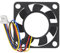 JMT Ventilador de refrigeración sin escobillas PWM de 5 V CC de 4 pines, 30 x 30 x 7 mm, compatible con placa base Raspberry pi 5 (ventilador de refrigeración)
