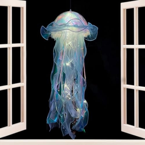 LED-Quallen-Licht, Ozeanquallen-, Raumdekoration, Stimmungslampe, Laternendekoration, Dekoration, Quallen-Dekoration Teksome