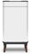 Tower T938022WHT Ozone Sensor Bin with Legs, Large 65L, Hands Free Opening, Carbon Filter, White