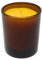 BIENE24.DE Bienenwachskerze im Glas Amber 265 gr reines Bienenwachs handgefertigt am schönen Bodensee Kerze aus Bienenwachs mit Honigduft