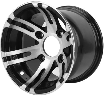 CHICIRIS 10-Zoll-ATV-Felge, Hochfeste ATV-Felge aus Aluminiumlegierung, Universell für ATVs, Go-Karts, Quads (Hinterrad)