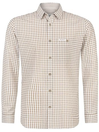 Stockerpoint Trachtenhemd Campos3 Chemise, Vert Mousse, L Hommes