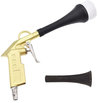 Soffiatore per auto | Pulitore polvere auto – Asciugatrice per auto, per tappezzeria, tappeti, sedili, auto, funziona con compressore d'aria