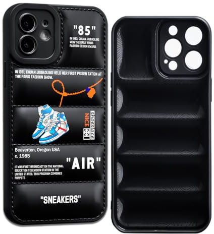 CHBSHENG Handyhülle für iPhone 11 mit coolem Design für Jungen und Männer, Street-Motive mit Basketball-Sneaker, Sport-Design, stoßfest, kompatibel mit iPhone 11, Schwarz
