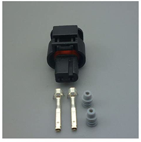 2 Pin 1,2 mm Auto -Nockenwellenmagnetventil -Stecker Auto -Wasserdichtungskabelanschluss kompatibel mit VW Kompatibel mit A~di 872-857-561(50sets)