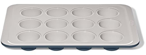 OXO Good Grips Non-Stick Pro Ceramic Coated Metal Bakeware 12 Cup Muffin Pan – Storm Blue