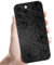 Kueqeay Handyhülle für iPhone 12 Pro Max hülle 6,7'', Aesthetic Blume Muster Design Schwarz Weiche TPU Silikon Stoßfest Kameraschutz Schutzhülle Bumper Ultra Dünn Mädchen Case, 02