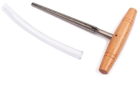 Alésoir de trou de cheville de guitare violoncelle avec poignée pour instrument de musique, outils de réparation portable pour menuisier professionnel du bois