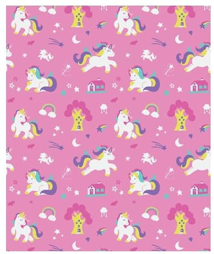 Kuscheldecke Flauschig Kinder,Glow In The Dark Blanket, Einhorn Kuscheldecke Geschenke für Mädchen Junge 4-12 Jahren,Geburtstagsgeschenk Flauschige Decke 127x152 cm Perfekt für Zimmer, Sofa, Reise