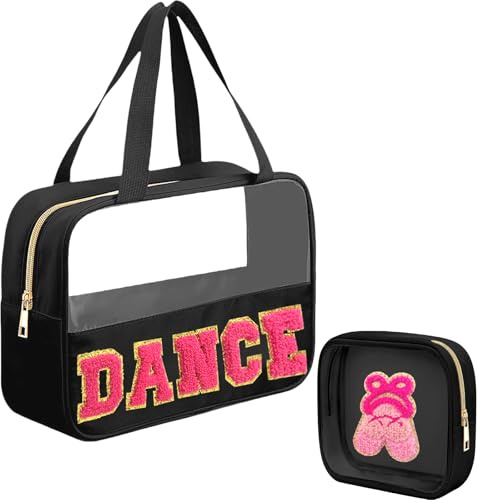 Kovewon Clear-Bag, Black-Dance, 2 PCS