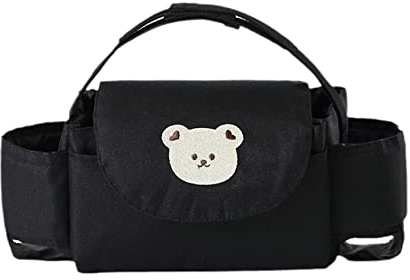 Leichte Tassentasche, Aufbewahrungs-Organizer, Kinderwagen, Getränkehalter, zum Aufhängen von Flaschen, Getränken, Lebensmitteln
