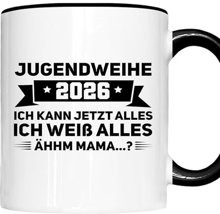 Generisch Jugendweihe 2026 – Ich kann jetzt alles | Ich weiß alles ähm Mama? | Jugendweihe Geschenk Humor
