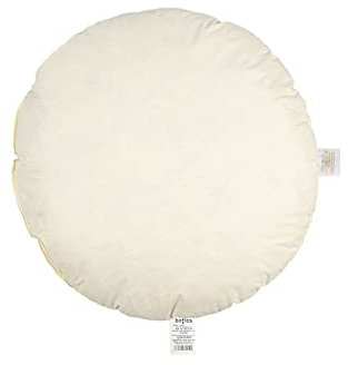 beties „Publik“ Federkissen ca. 60 cm Ø Kopfkissen Sofakissen mit Federfüllung (echte Federn) vielfältige Größenauswahl, waschbar traditionell gefertigt