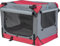 Foxdevil by xonic® Faltbare Hundebox Hunde Transportbox Katzenbox Hundekorb Autobox Korb Katzen Faltbar Box (Dunkelgrau, M)