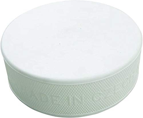 A&R Sports Ice Hockey 170 g Torwart- und Spieler-Trainings-Pucks, weiß, verbessert die Konzentration, 10 Stück
