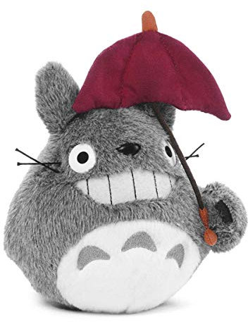 Semic Plüsch Totoro mit Regenschirm 15Cm, Kunststoff, Mehrfarbig