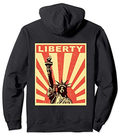 Statue of Liberty Shirt | Vintage New York Liberty Pullover Hoodie