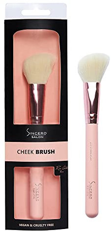 SINCERO SALON Konturpinsel I Make-Up Pinsel für Rouge und Konturierung Puder, Rosegold
