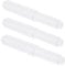 White Toilet Paper Holder 3Pcs Plastic Toilet Tissue Paper Roll Spindle Insert in Bathroom Replacement Plastic Spring Roller Loaded