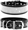 haoyueer Strass-Hundehalsband, glitzernd, weiches Wildleder, reflektierend, großes Hundehalsband, Kristall-Diamant-Halsband für mittelgroße und große Hunde