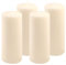 Stumpenkerze creme Höhe 25 cm Ø 10 cm lange Brenndauer Rund-Kerze Säulenkerzen Kerzen-Deko Tafelkerzen Weihnachts-Kerzen Hochzeit Xmas (4)