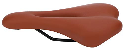 Topiky Stoßfester Fahrradsattel, mit Hollow Center Design Ergonomisches Design (Braun)