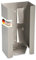Handschuhhalter Edelstahl Wand Bohren & Kleben - Spender für Einmalhandschuhe - Handschuhspender Wandhalter - Handschuhbox Halterung (Für 1x Einweghandschuhe)