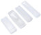 Custodia Protettiva per Telecomando Custodia Protettiva per Telecomando Custodia Protettiva Impermeabile in Silicone per Tv Condizionatore D'aria 21x5 Cm Custodia Protettiva Trasparente per Telecomand