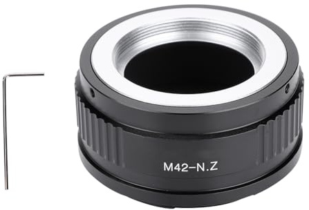 NinGYiYan M42-NZ Adapter Ring for M42 Mount Lens for Z Mount Z6 Z7 Camera