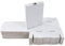 BURI 50 Kartons 185x135x35 mm Versandkarton Faltkarton Großbrief Pappkarton Warensendung Karton Versandmaterial Box Verpackungsmaterial Versandkartons Verpackungskartons weiß Faltschachtel aus Pappe
