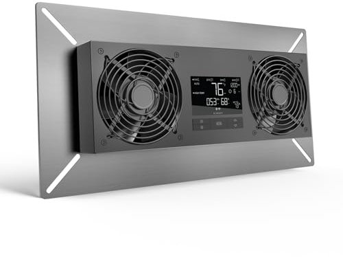 AC Infinity AIRTITAN T8-N, Kriechraumlüfter im Keller, mit Temperatur- und Luftentfeuchterregler, Schutzart IP-44, Aufnahme