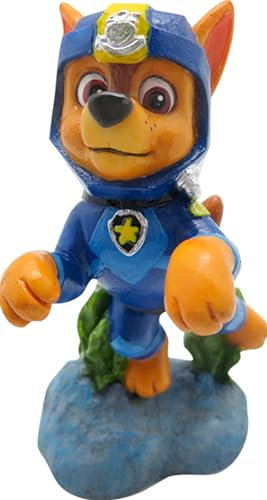 Penn-Plax Offiziell Lizenziertes Paw Patrol Aquarium Ornament - Chase - Mini Size