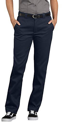 Dickies Damen Flex Slim Fit P Arbeitshose, Dunkles Marineblau, 40