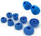Blue Replacement Earbud Tips for Beats Powerbeats3 Wireless in Ear Headphones - Small, Medium, Large, and DoubleFlange (Blue)