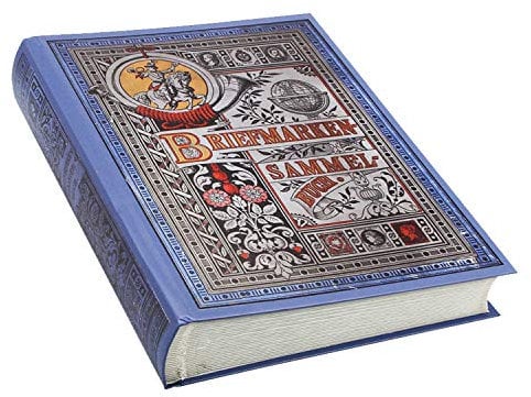 SAFE 101 Briefmarkenalbum mit 60 seiten in weiß und jeweils 10 Pergaminstreifen - Einsteckalbum Briefmarken im Großformat 230 x 305 mm mit nostalgischen Einbandmotiven für Ihre Sammlung (Michel)
