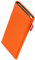 fitBAG Beat Orange Handytasche für Apple iPhone 12 / iPhone 12 Pro/iPhone 13 / iPhone 13 Pro Tasche aus Echtleder Nappa mit Microfaserinnenfutter | Hülle mit Reinigungsfunktion | Made in Germany