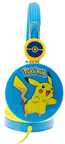 OTL Technologies Pikachu Écouteurs pour Enfants avec Volume limité pour Enfants de 3 à 7 Ans