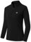 AjezMax Damen 1/4 Reißverschluss Trainsshirt Langarm UPF 50+ T-Shirt Sportshirt Workout Gym Yoga Fitness Funktionsshirt Schwarz XX-Large