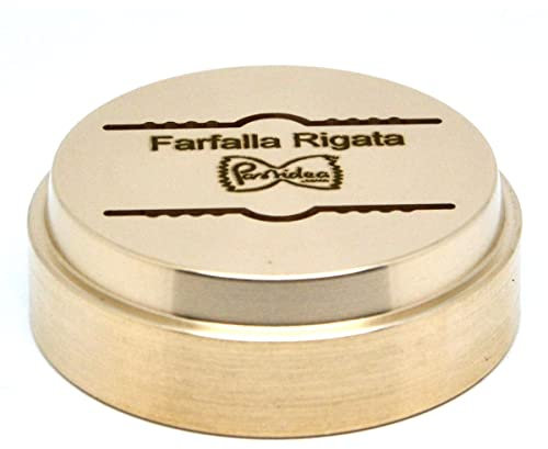 Pastidea - Matrize Farfalle Rigato/Schmetterlinigsnudeln mit Streifen kompatibel mit Kenwood Pasta Fresca oder mit Adapter im Pastamaker Avance und Anderen Nudelmaschinen