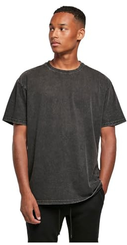 Build Your Brand Herren By189-acid Washed Heavy Oversize Tee T-Shirt