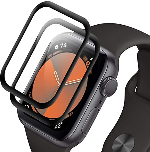 Vkaiy 2 Stück Schutzfolie Kompatibel mit Apple Watch 42mm Series 3/Series 2/Series 1, 3D Full Cover Displayschutzfolie für iWatch Series 3 42MM Folie, Anti-Kratzer, Blasenfrei, Anti-Fingerprint