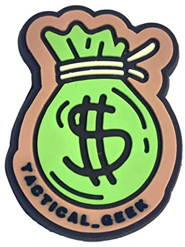 TACTICAL GEEK BG06 3D PVC Patches - Lustiger Cartoon Comics Druck Morale Patch Hook Klett Abzeichen Applikation für EDC Pocket Organizer, Tasche, Hut, Kleidung