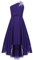 Aislor Enfant Fille Robe de Princesse Cocktail Une Épaule Strass Robes de Cérémonie Fete Carnaval Fille Robe de Demoiselle d'honneur Chic Violet 15-16 Ans