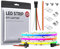 BTF-LIGHTING FCOB SPI RGB Flexible Hohe Dichte COB LED-Streifen WS2811 IC LED Strip 3M 720LEDs/m 21W/M DC12V IP30 Nicht Wasserdicht Chasing Farbe DIY Dekoration(Nicht inhalt Controller&Netzteil)